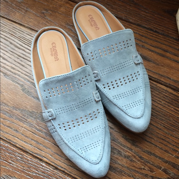 Crown Vintage Shoes - Suede Crown Vintage KATRINE slides